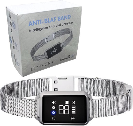 Lumivéra® Anti Blafband voor Honden – Zonder Schok, USB Oplaadbaar